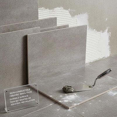 Non-combustible Ceramic Wall Tiles with Durable Surface and Thin-set Mortar Or Adhesive Installation