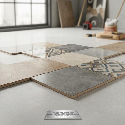 Slip Resistance Varies By Finish Ceramic Tiles Engineered For Thin set Mortar Or Adhesive Installation Delivering And Style