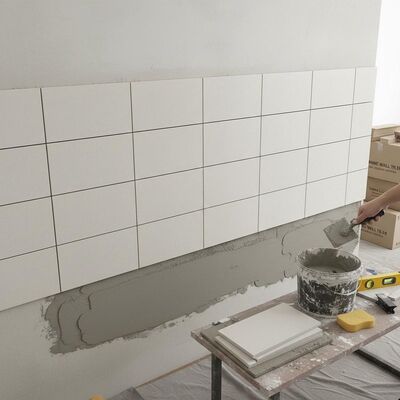 Ceramic Wall Tiles Home Building Materials Thin-set Mortar Or Adhesive Installation Method Durable and Easy to Maintain for Residential Walls