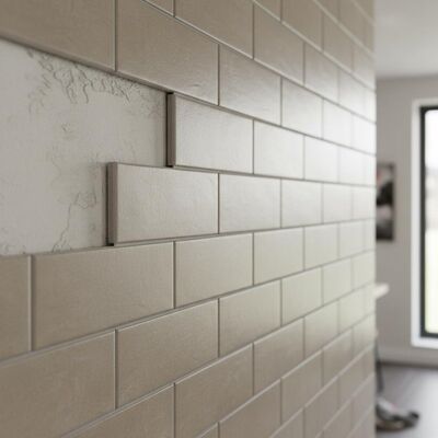 Ceramic Wall Tiles Home Building Materials Thin-set Mortar Or Adhesive Installation Method Durable and Easy to Maintain for Residential Walls