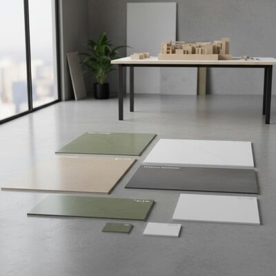 Satin Finish Ceramic Tiles in Various Sizes Offering Scratch Resistant Surface for Modern Interiors