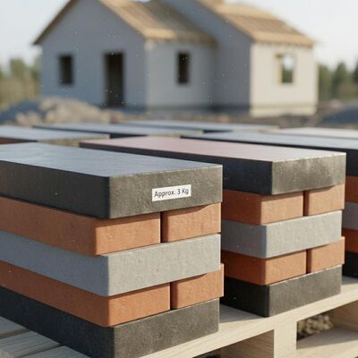 Approximately 2.5-3.5 Kg Per Tile Home Building Materials Matte Glossy Satin Surface Finish Durable Construction Solutions