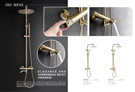 High Durability Thermostatic Mixer Shower Bathroom Sanitary Wares Energy Efficiency