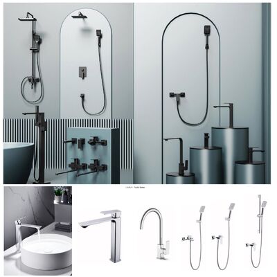 Multifunctional Thermostatic Bath Shower Mixer Bathroom Shower Mixer Customized Size