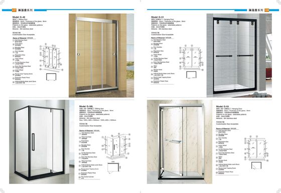 Polished Finish Steam Shower Cabinet Hydromassage Shower Cabin Multifunctional