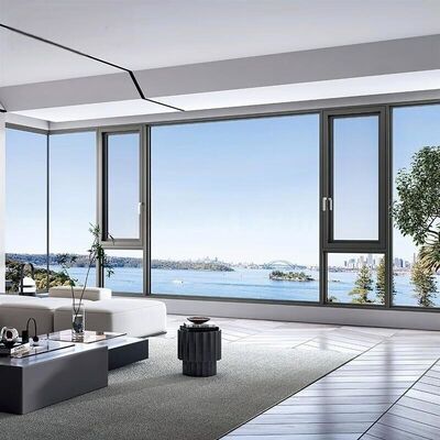 Customization Modern Aluminum Window Aluminum Double Pane Windows Insect Control