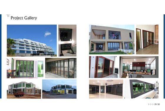 UV Proof Customizable Contemporary Aluminium Windows Horizontal Push Sliding