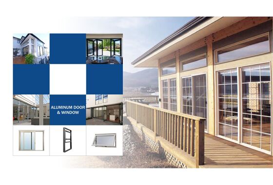 15 Years Modern Aluminum Window With Bug Screen SASO SGS Certified