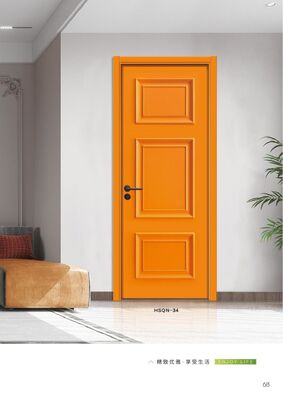 Customized Color Interior WPC Door White Wpc Door MouldProof Durable