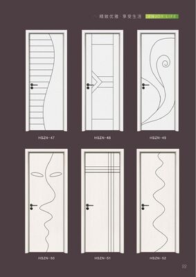 Customized Waterproof WPC Door Paint Free 700mm/ 900mm/ 1050mm