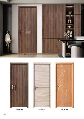 Swing Open Style Residential WPC Door 700mm-1100mm Regular Width