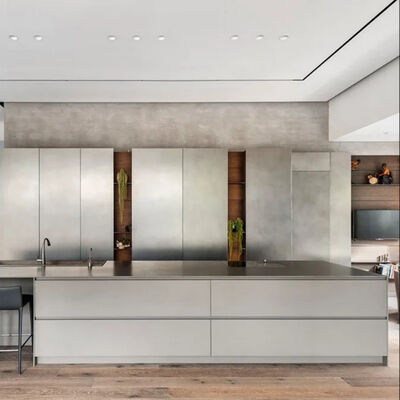 Sleek Unique Design Commercial Kitchen Cupboards High Durability