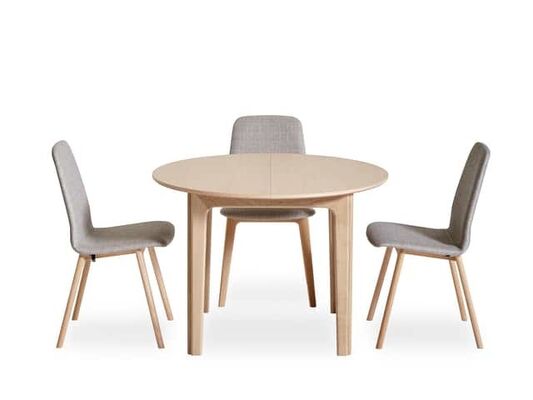 Rustic Natural Wood Dining Room Set For Stylish Living Spaces Plain Design