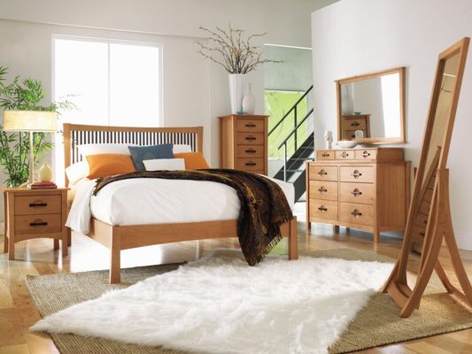 Space Saving Stylish Wood Bedroom Furnitures 	Simple Installation