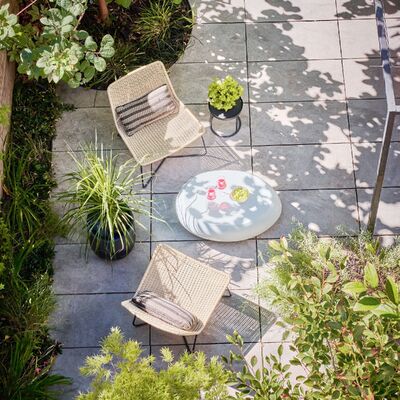 Outdoor Balcony Furniture PE Rattan chair Waterproofing UV Resistant