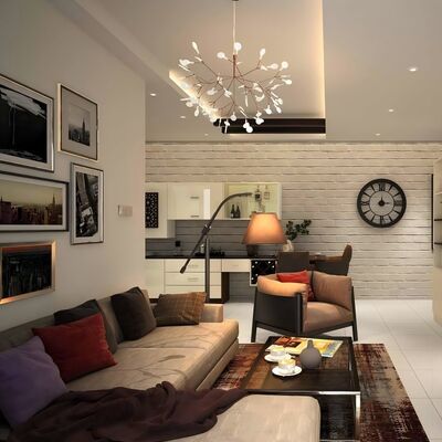 Energy Efficient  Sitting Room Pendant Lights Living Room Pendant Lamp Customization