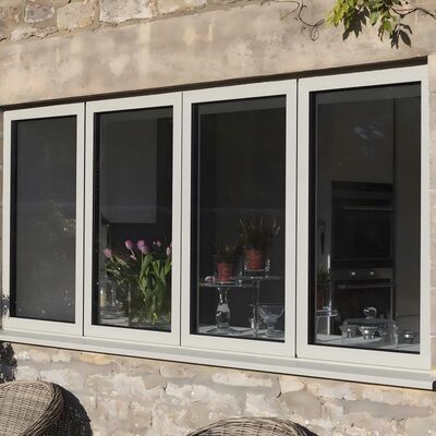 Sturdy Aluminum House Windows Home Aluminium Window With Stainless Steel Hardware