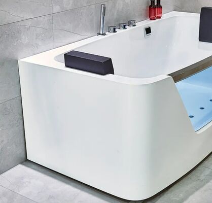 Contemporary Hydromassage Jacuzzi Tub 620mm Height  For Relieve Stress