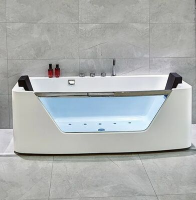 Contemporary Hydromassage Jacuzzi Tub 620mm Height  For Relieve Stress