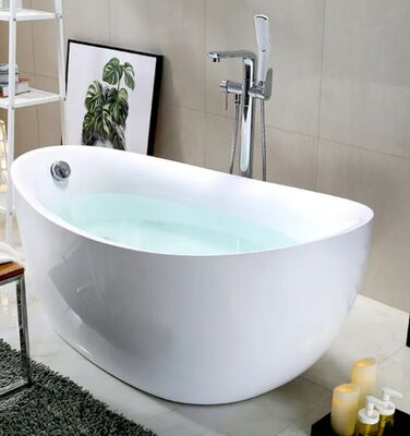 Sleek Design Concealed Bathtub Round Jacuzzi Tub Acrylic For Body Rejuvenating