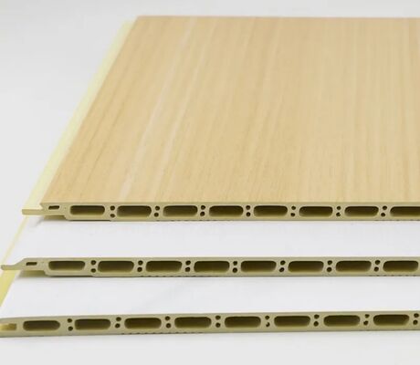 Modified Clay And Stone Powder / WPC Interior Decoration Panel For Modern Design Style