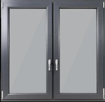 Windproof Double Pane Casement Windows Aluminum Sliding Window Energy Efficient