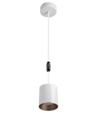 Deluxe  Modern Vintage Led Pendant Light With Metal / Glass Shade