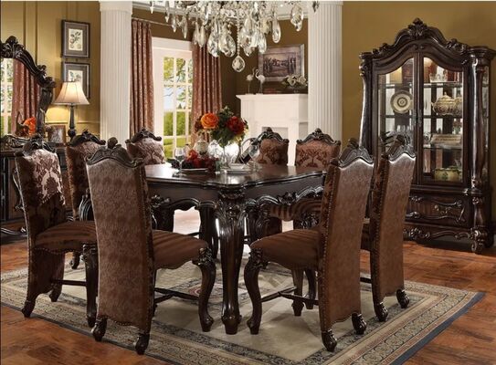 Rectangular Sleek Brown Antique Vintage Furniture No Assembly Required