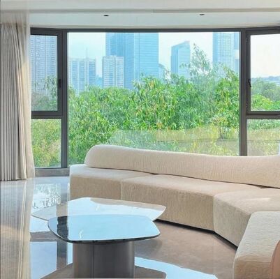 Stainless Steel Hardware Modern Aluminum Window For Insect Control With Acrylic Material Customized Color