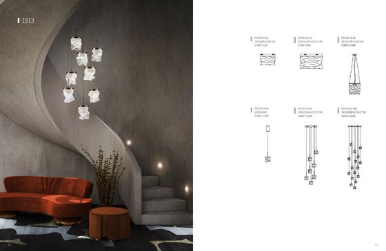 Customizable LED Ceiling Light for Living Room Kitchen Hotel