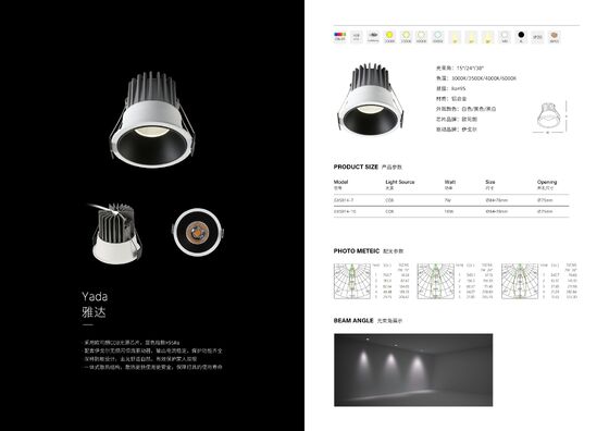 Home Lighting For Living Room Kitchen Locker Room Balcony Garden And Hotel With 3000K/3500K/4000K/6000K Color Temperature CCT