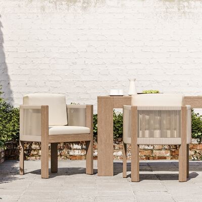 Modern Outdoor Furniture Set - Aluminum & PE Rattan - Low Maintenance