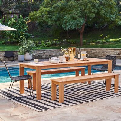 Modern Outdoor Furniture Set with UV-Resistant PE Rattan, Easy Assembly