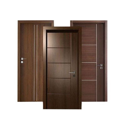 Vintage WPC Interior Door 45mm Thickness Fire Retardant Waterproof