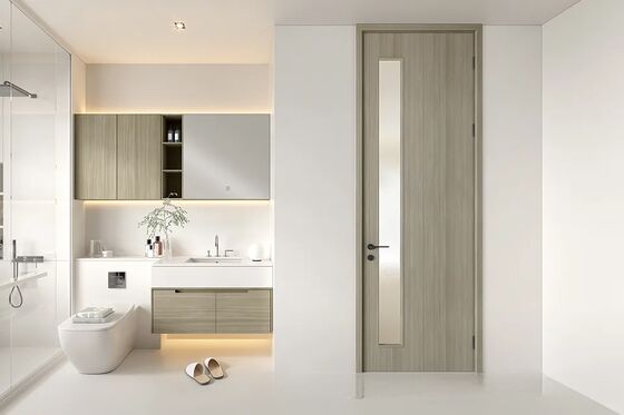 Custom WPC Door 45mm Thick Waterproof Termite Proof