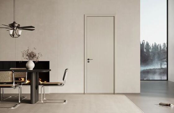 Customizable WPC Interior Door 45mm Thickness Waterproof Fire Retardant