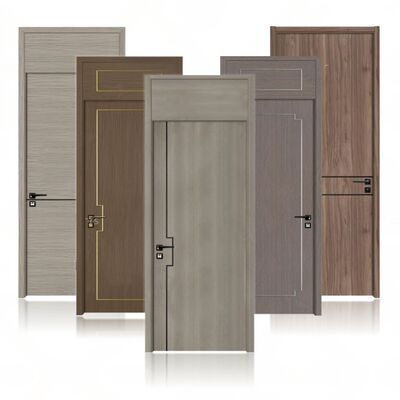 Customizable WPC Interior Door 45mm Thickness Waterproof Fire Retardant