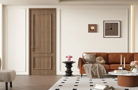 Customizable WPC Interior Door 45mm Thickness Waterproof Fire Retardant