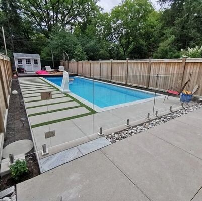 Modern Stainless Steel Glass Handrail - 1.2m Height, Indoor/Outdoor