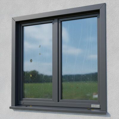 Waterproof And Windproof Modern Aluminum Window with Thermal Break and Hurricane Proof Double Glazed Aluminum Casement Window