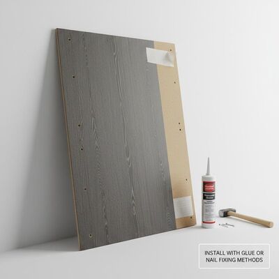 MDF Interior Decoration Panel with PVC Film Coating 6mm Thickness and Fireproof for Wall and Ceiling Decoration