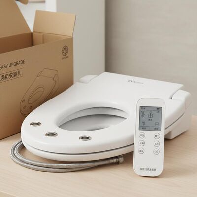 Bagno a controllo remoto con supporto in acciaio inossidabile 304 Flip automatico e doppio scarico / singolo scarico per un'installazione facile