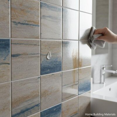 Non-combustible Scratch Resistant Stain Resistant Glazed Ceramic Wall Tiles for Home Building
