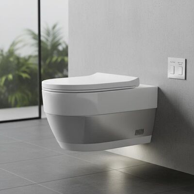 Wall-mounted Toilet with Automatic Deodorization and Dual Flush for Easy Wall-mounted Installation