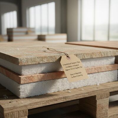 Unpolished Ceramic Tiles Insulation Included Approximately 2.5 to 3.5 Kg Per Tile and Easy to Maintain Surface Covering