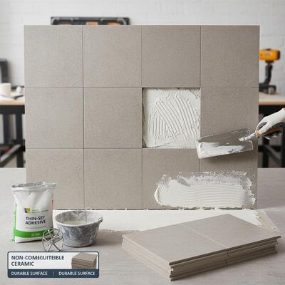 Non-combustible Ceramic Wall Tiles with Durable Surface and Thin-set Mortar Or Adhesive Installation