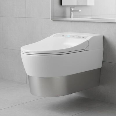 Wall-mounted Toilet with Automatic Deodorization and Dual Flush for Easy Wall-mounted Installation