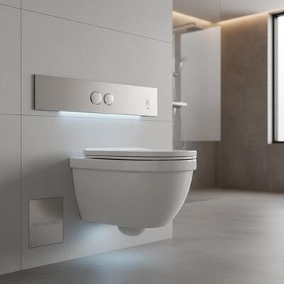 Wall-mounted Toilet with Automatic Deodorization and Dual Flush for Easy Wall-mounted Installation