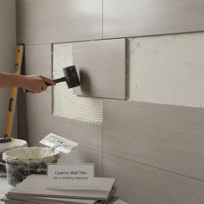 Ceramic Wall Tiles Home Building Materials Thin-set Mortar Or Adhesive Installation Method Durable and Easy to Maintain for Residential Walls