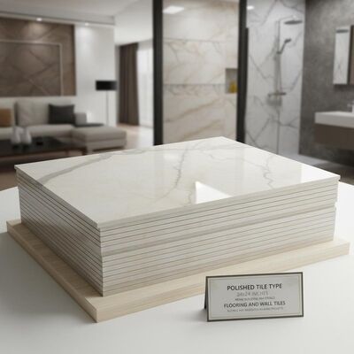 Polished Tile Type 24x24 Inches Home Building Materials Flooring and Wall Tiles Suitable for Residential Building Projects